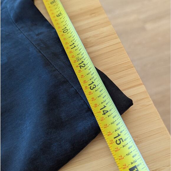 Yasemin Ozeri 2PC Set Black Liquid Butter Double-breasted Blazer M Dress Pants S - Picture 15 of 16